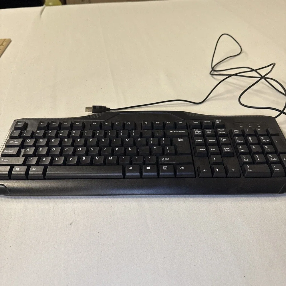 iMicro KB-819EB Wired Keyboard, Tested‎ Works, Computer, Electronics, Typing